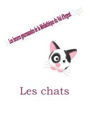 Les chats - le site du Val d'Argent