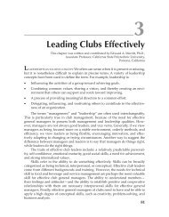 Leading Clubs Effectively - Club Managers Association of America