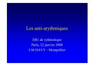 Les anti-arythmiques