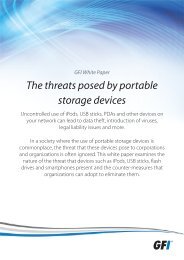 The threats posed by portable storage devices - GFI.com