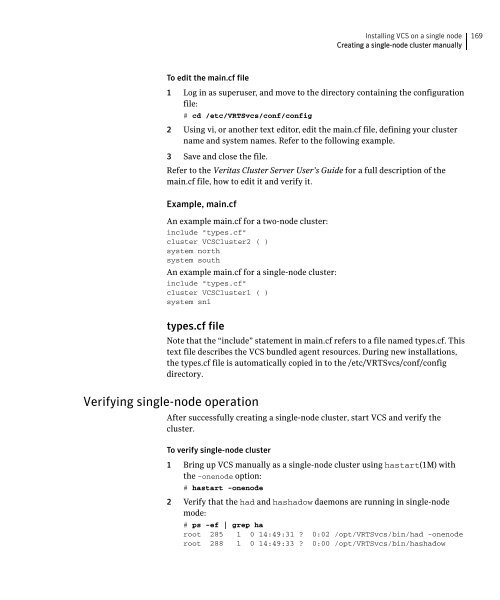 Cluster Server Installation Guide for Solaris x64 5.0 - Storage ...