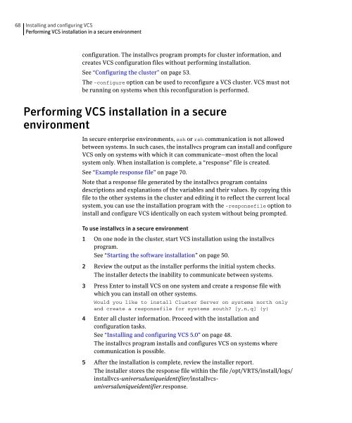 Cluster Server Installation Guide for Solaris x64 5.0 - Storage ...