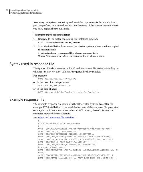 Cluster Server Installation Guide for Solaris x64 5.0 - Storage ...