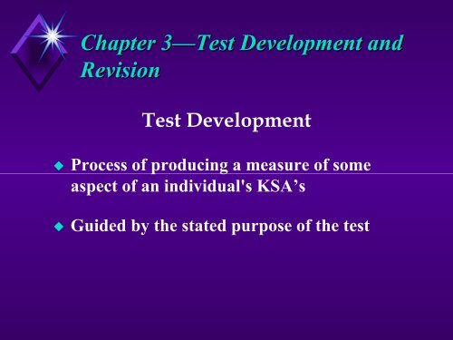 The Standards for Educational and Psychological Testing ... - IPAC