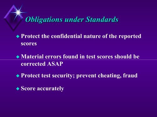 The Standards for Educational and Psychological Testing ... - IPAC