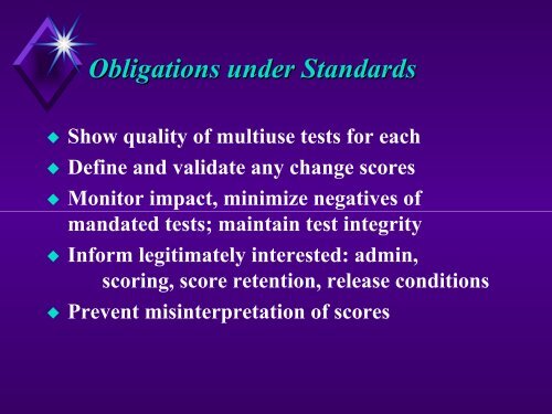 The Standards for Educational and Psychological Testing ... - IPAC