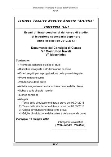 Classe 5 Costruttori / Macchinisti - Artiglio