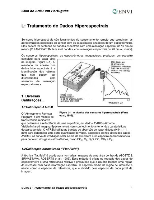 L: Tratamento de Dados Hiperespectrais