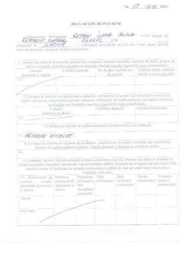 Rotaru Ioana Doina Referent Superior - dgaspc olt