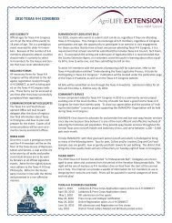 General Information.indd - Texas 4-H and Youth Development