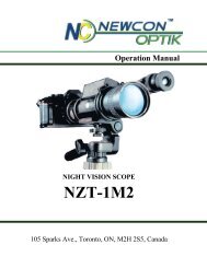 night vision scope NZT-1M2 - Newcon Optik