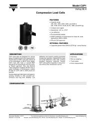 Model C2P1 Compression Load Cells - Digitrol