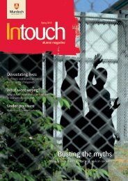 Download In Touch Spring 2010 here (pdf 4mb) - Alumni - Murdoch ...