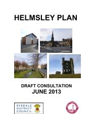 Draft Helmsley Plan (June 2013) - North York Moors National Park