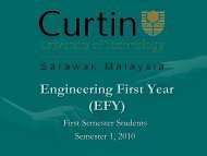 Engineering Foundation Year (EFY) - Curtin University