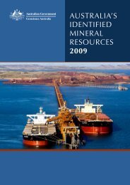 Australia's Idendified Mineral Resources - Geoscience Australia