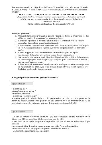 Médecine interne. 5 ans