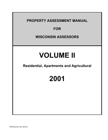 Wisconsin Property Assessment Manual - Wisconsin Department of ...