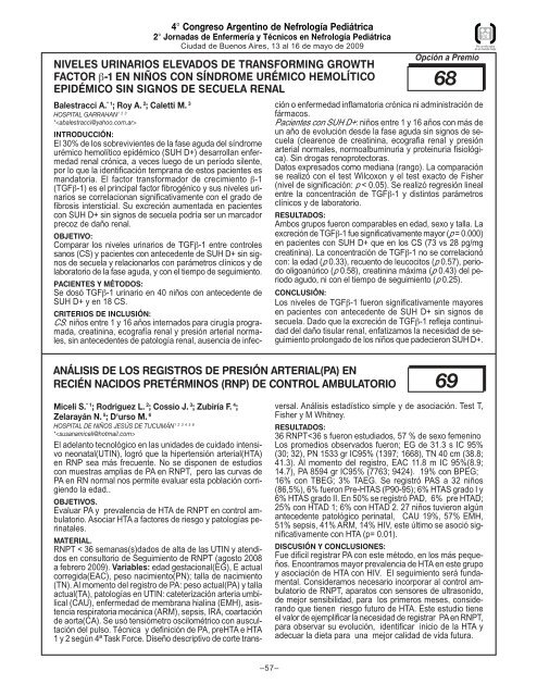 03. Resumenes TL. 19-72 r - Sociedad Argentina de PediatrÃ­a