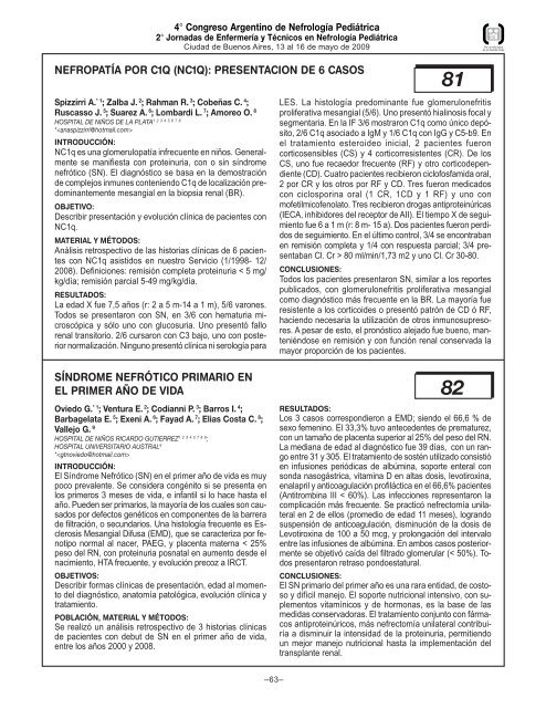 03. Resumenes TL. 19-72 r - Sociedad Argentina de PediatrÃ­a