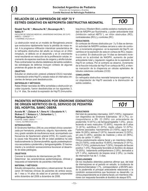 03. Resumenes TL. 19-72 r - Sociedad Argentina de PediatrÃ­a