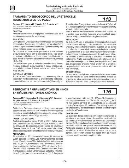 03. Resumenes TL. 19-72 r - Sociedad Argentina de PediatrÃ­a