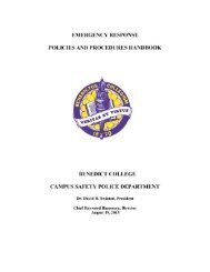 Emergency Response Handbook - Benedict College