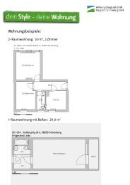 Wohnungsbeispiele: - Wohnungsbaugesellschaft Bergstadt ...