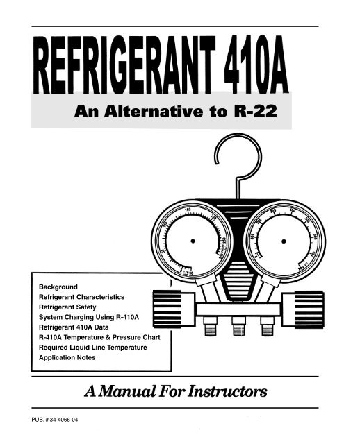 Refrigerant 410A - HVAC.Amickracing