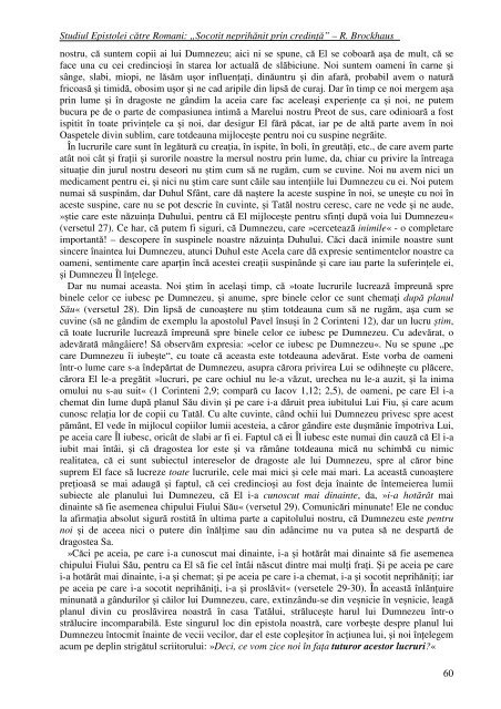 Studiul Epistolei cÄtre Romani: âSocotit ... - mesagerul crestin