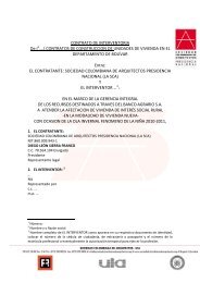 CONTRATO DE INTERVENTORIA De - Sociedad Colombiana de ...