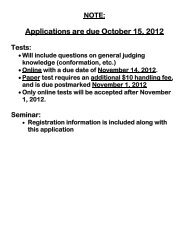 Applications are due October 15, 2012 Tests - Indiana 4-H - Purdue ...