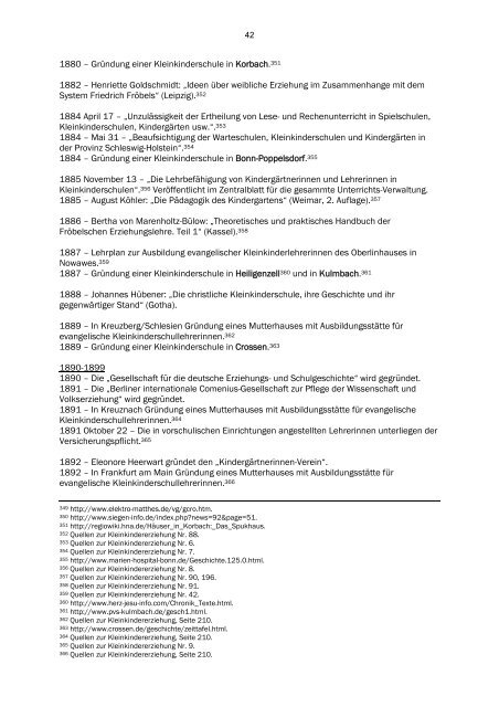 Zeittafel zur Kindergartengeschichte - F-rudolph