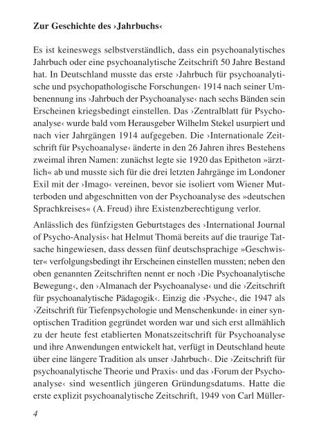 Sonderprospekt Psychoanalyse - Frommann-Holzboog