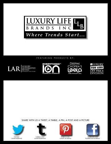to Download the Catalogues for Public - Luxury Life Brands