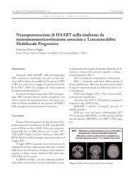 Neuropenetrazione di HAART nella sindrome da ...