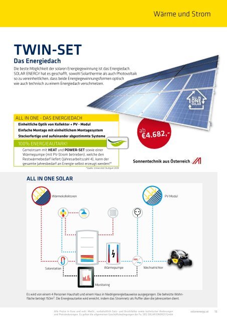 Erst lacht die Sonne. Dann lachen Sie. - SEG Solar Energy GmbH