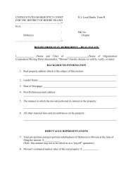 relief from stay worksheet â real estate - Bankruptcy Mortgage Project