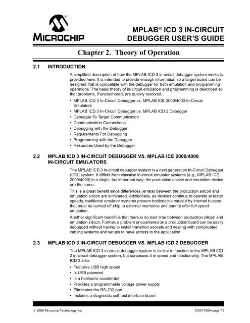 MPLAB ICD 3 In-Circuit Debugger User's Guide