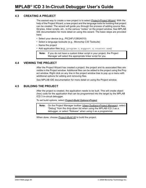 MPLAB ICD 3 In-Circuit Debugger User's Guide