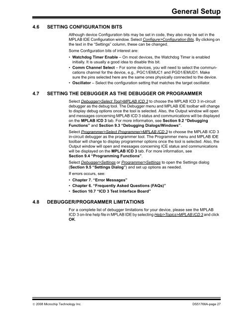 MPLAB ICD 3 In-Circuit Debugger User's Guide