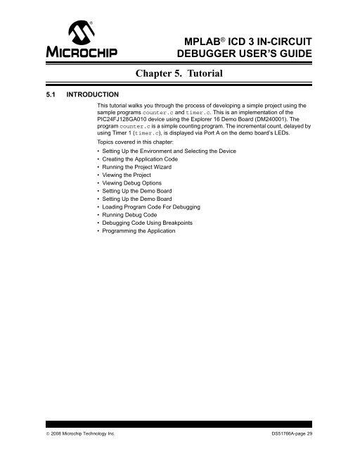 MPLAB ICD 3 In-Circuit Debugger User's Guide