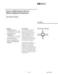 AT-64020: Up to 4 GHz Linear Power Silicon Bipolar Transistor