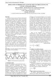 simulation numerique de la convection naturelle dans une ... - iusti