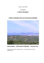 l'oro di alghero - Dipartimento di Economia e Sistemi Arborei ...