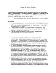 Causas del cambio climÃ¡tico El cambio climÃ¡tico tiene que ... - CINU