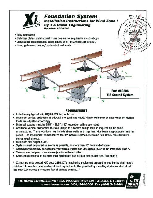 1' 12pm - Tie Down Engineering Restricted Web Sites