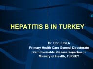 HEPATITIS B IN TURKEY - Viral Hepatitis Prevention Board