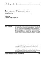 Introduction to RF Simulation and its Application - UCLA