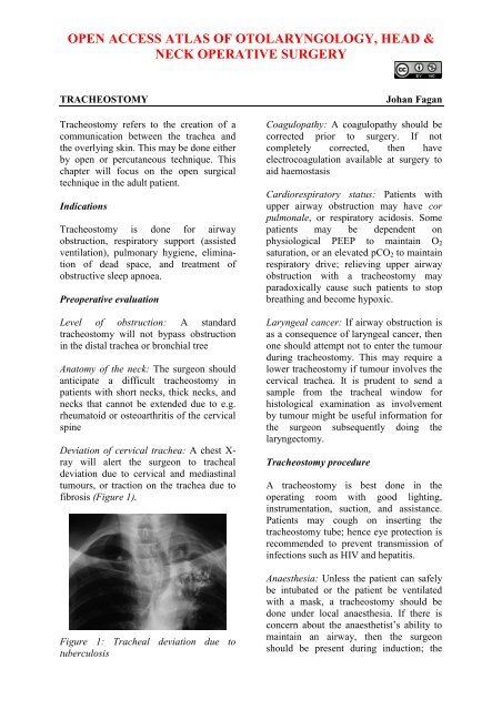 Open Access Atlas Of Otolaryngology Head Neck Operative - 